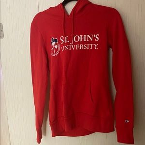 St. John’s University sweat shirt